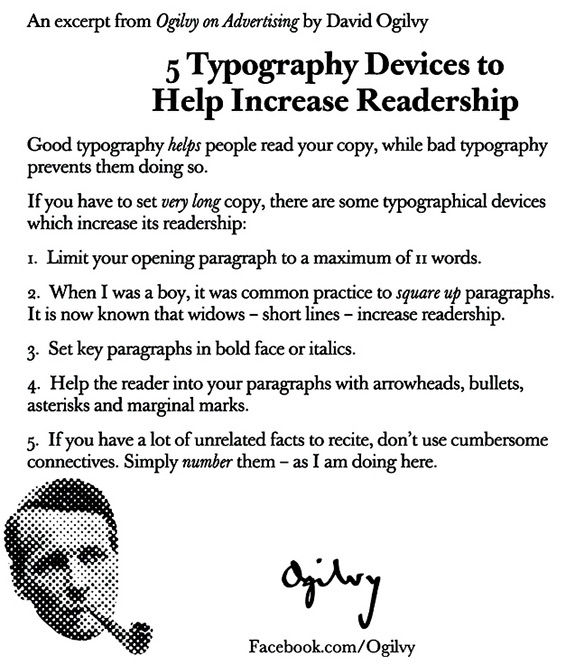 Ogilvy on Typography